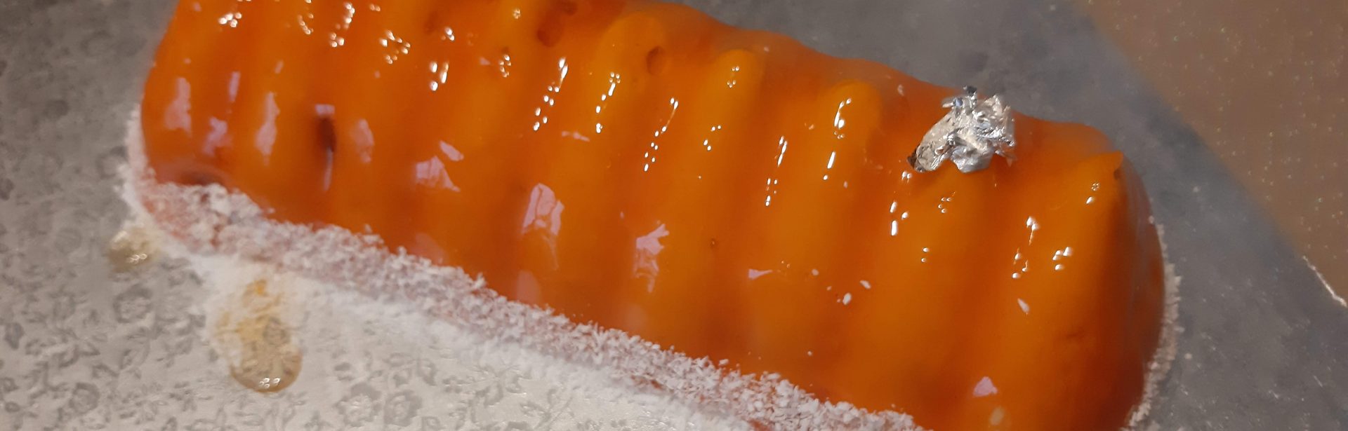 Bûche passion vanille